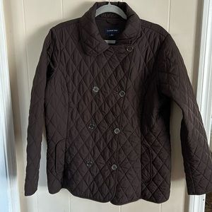 Lands End Dark Brown Lightweight Coat